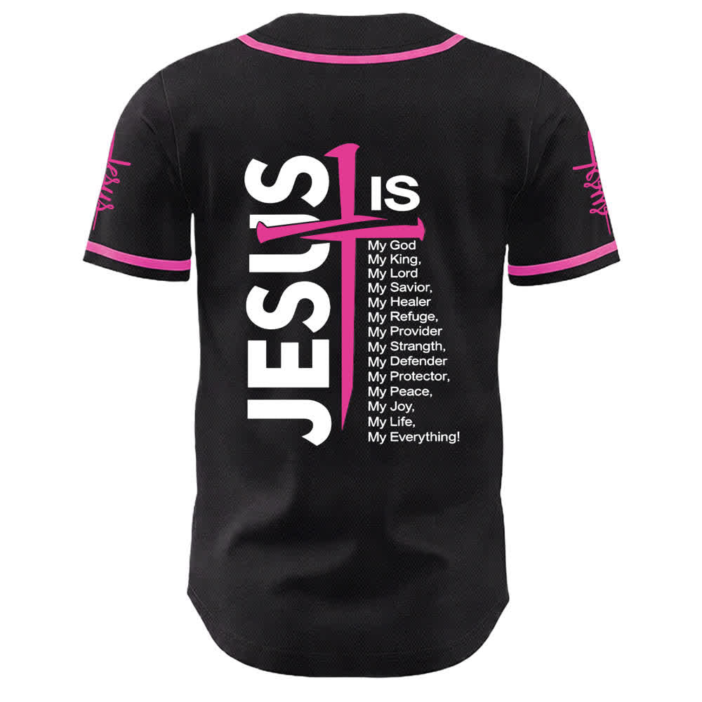 Christianartworkshop Maillot de baseball unisexe de foi Jésus est mon tout - image 17