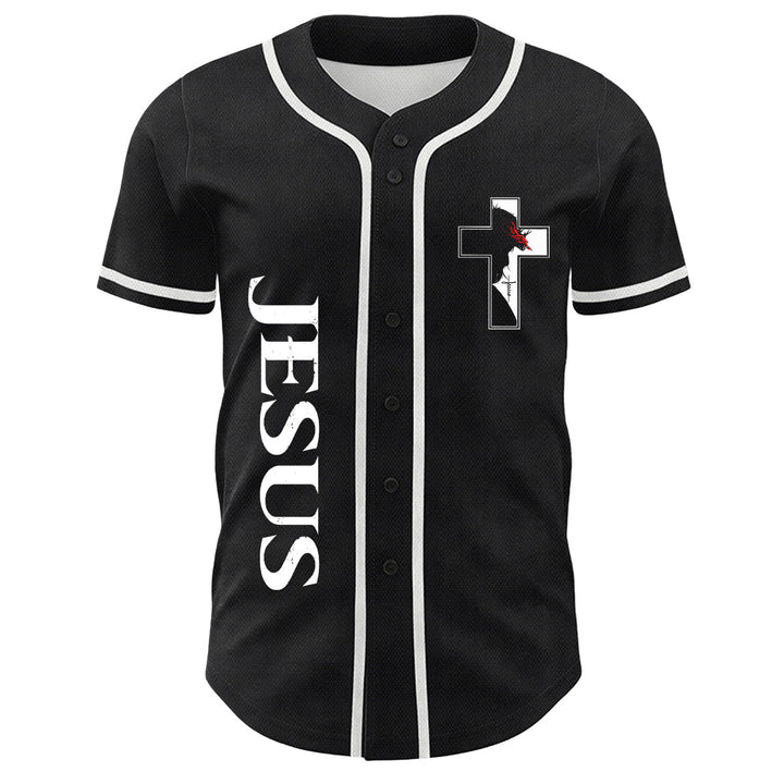 Maillot de baseball avec motif croix crucifix de la Vierge Marie chrétienne - image 5