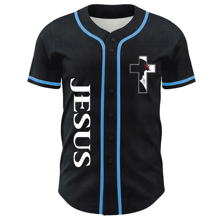 Maillot de baseball avec motif croix crucifix de la Vierge Marie chrétienne - image 17