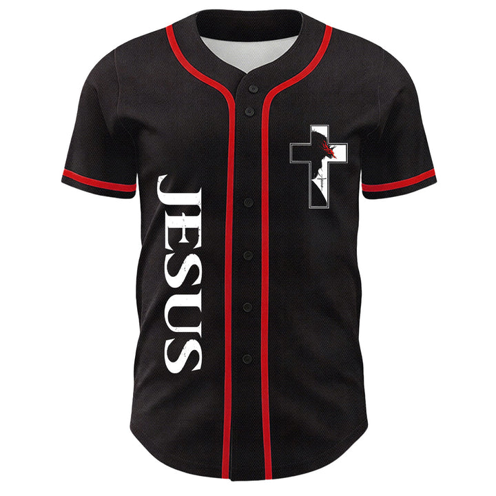 Maillot de baseball avec motif croix crucifix de la Vierge Marie chrétienne - image 2