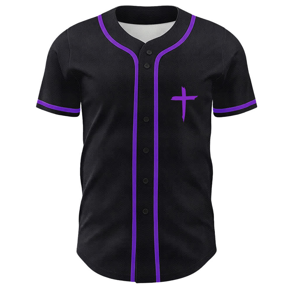 Christianartworkshop GOAT Dieu sur toutes choses Maillot de baseball unisexe croix simple - image 20