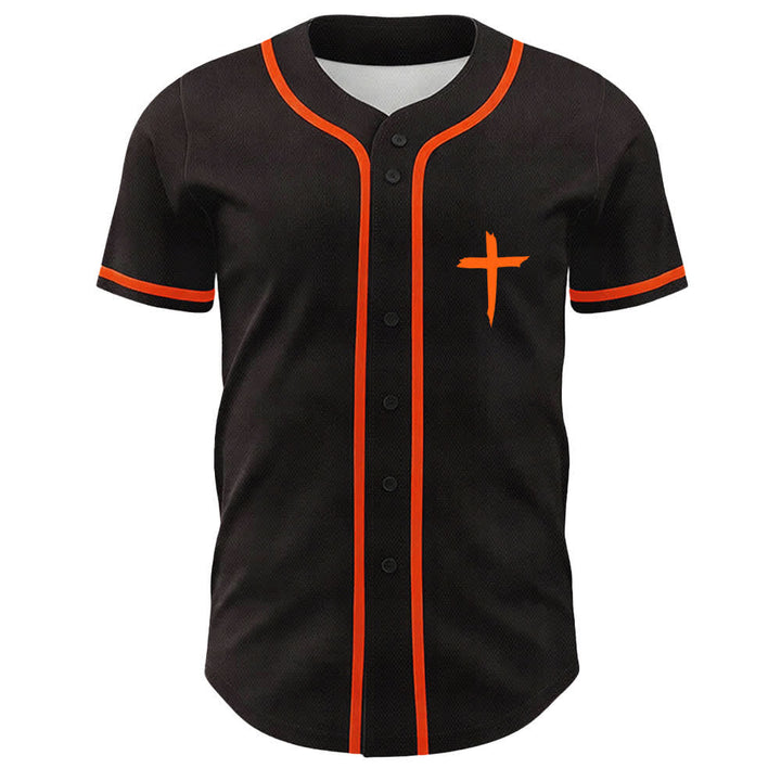 Christianartworkshop GOAT Dieu sur toutes choses Maillot de baseball unisexe croix simple - image 11