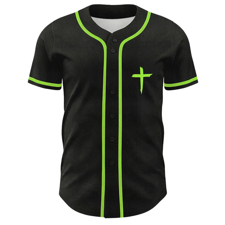 Christianartworkshop GOAT Dieu sur toutes choses Maillot de baseball unisexe croix simple - image 17