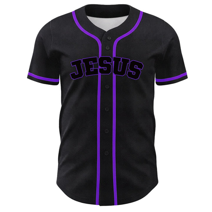 Maillot de baseball unisexe Christianartworkshop Team Jesus Numéro 7 Était Est Est À Venir - image 23
