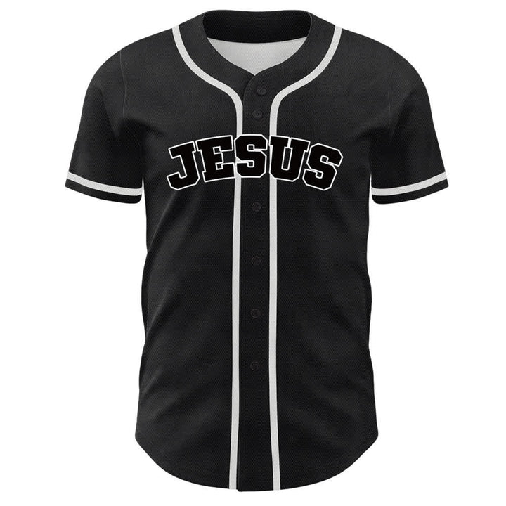Maillot de baseball unisexe Christianartworkshop Team Jesus Numéro 7 Était Est Est À Venir - image 8