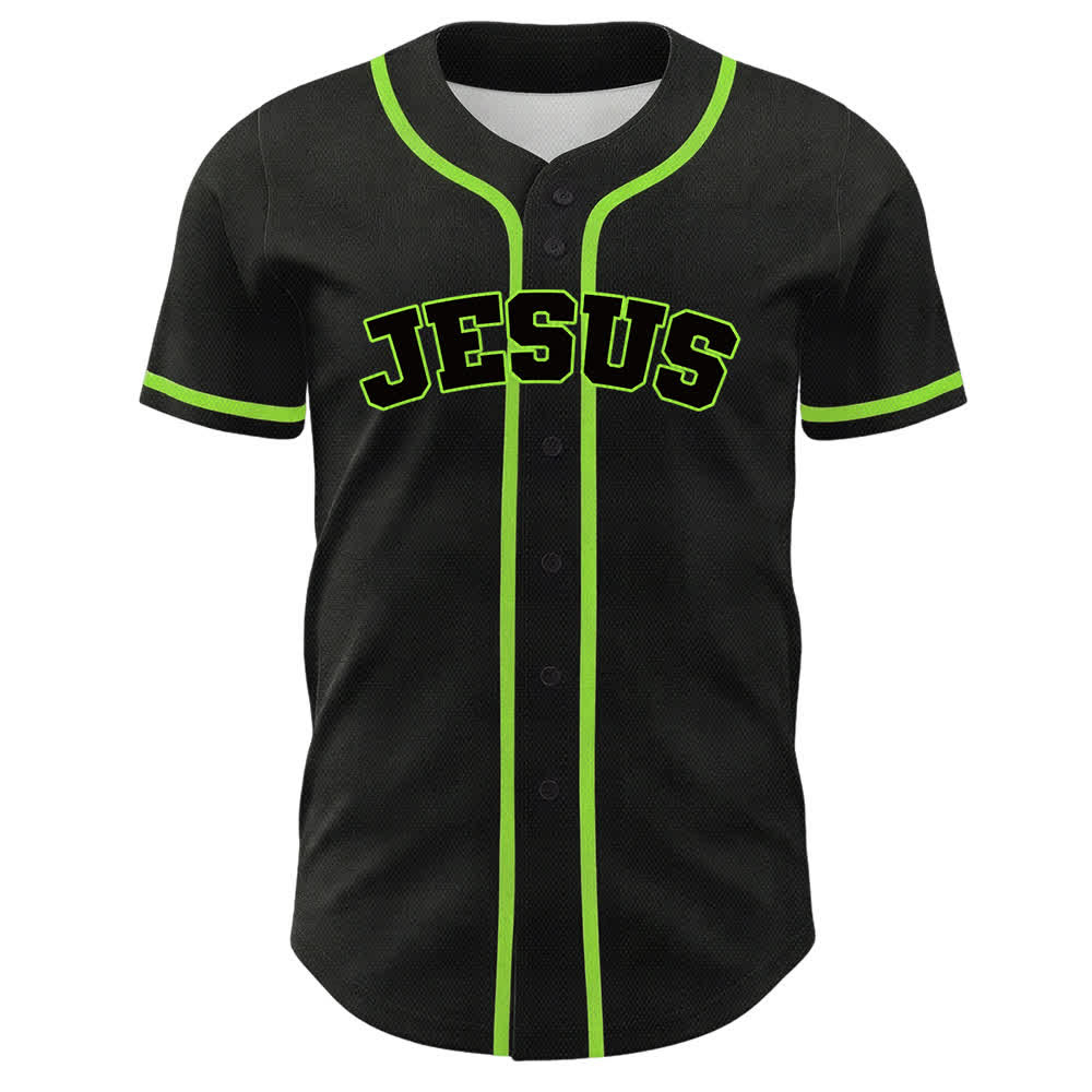 Maillot de baseball unisexe Christianartworkshop Team Jesus Numéro 7 Était Est Est À Venir - image 20
