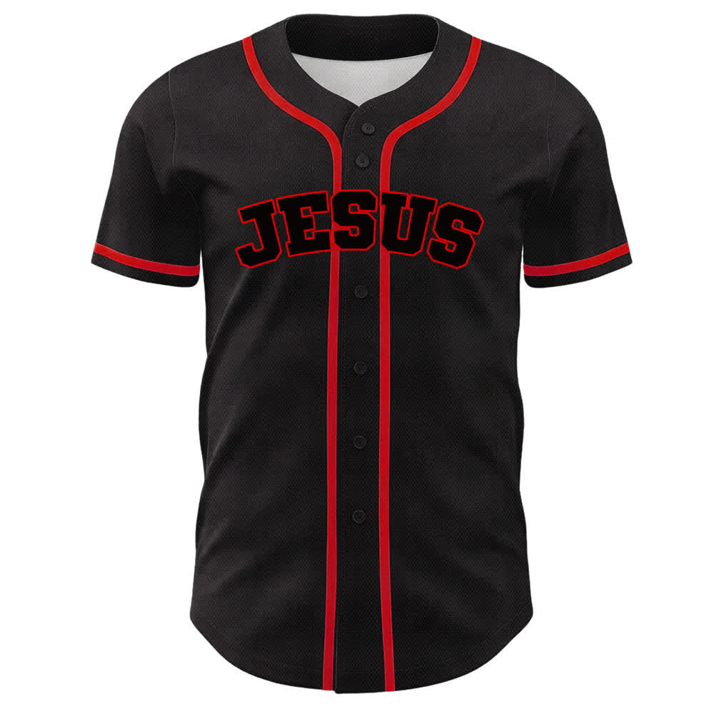 Maillot de baseball unisexe Christianartworkshop Team Jesus Numéro 7 Était Est Est À Venir - image 14