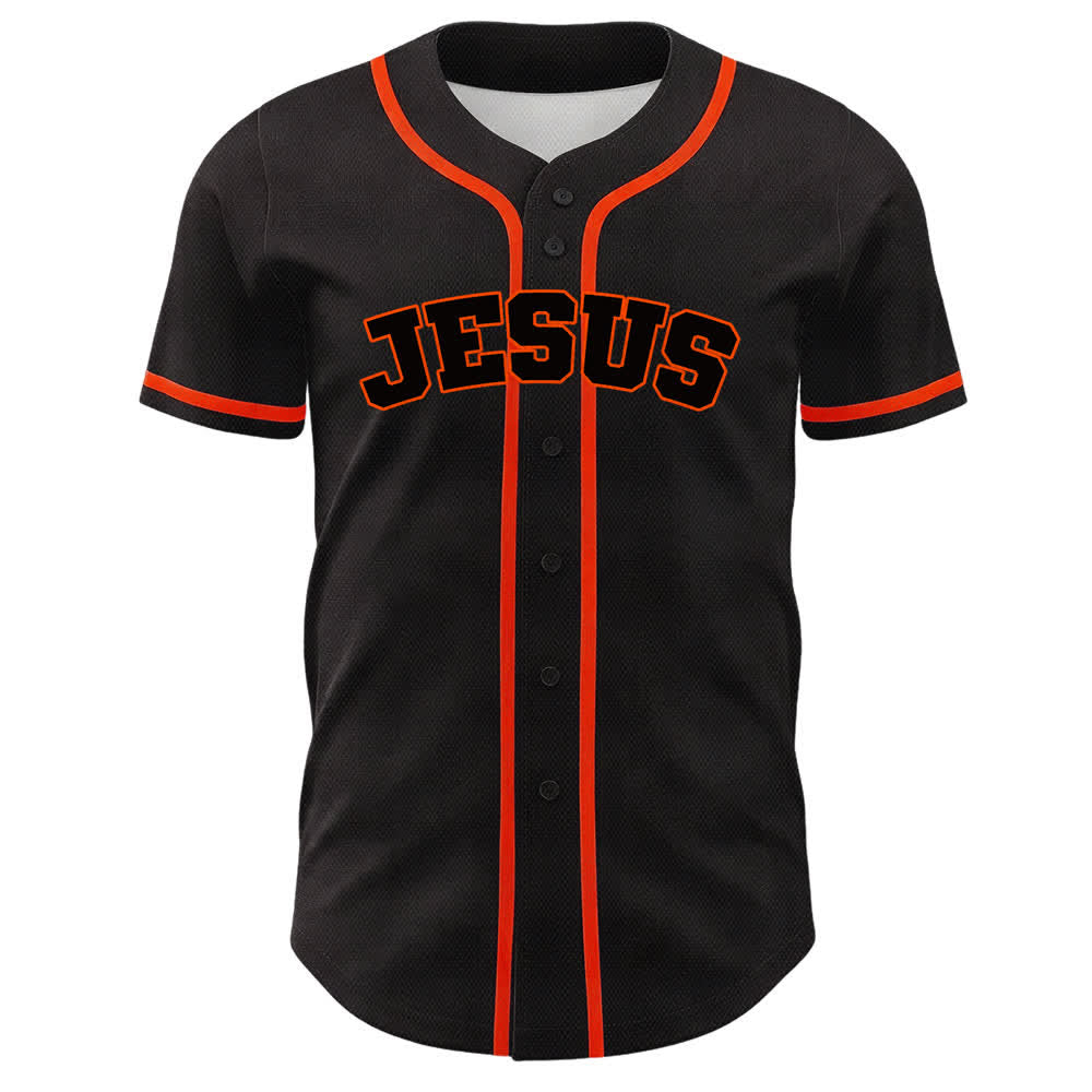 Maillot de baseball unisexe Christianartworkshop Team Jesus Numéro 7 Était Est Est À Venir - image 17