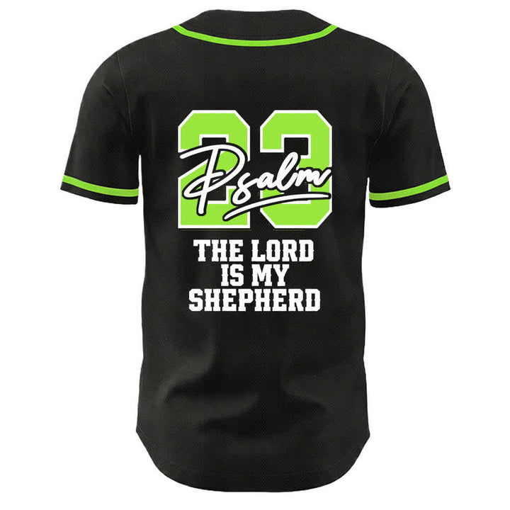 Maillot de baseball Christianartworkshop Psaume 23 Noir et Or - image 13