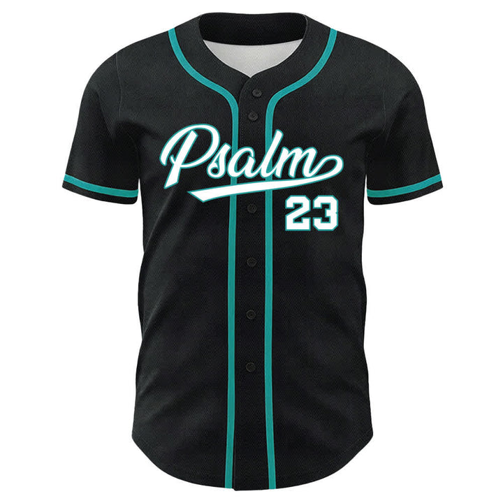 Maillot de baseball Christianartworkshop Psaume 23 Noir et Or - image 8