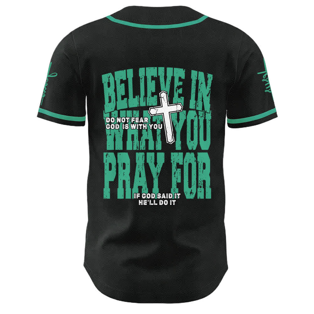 Christianartworkshop Maillot de baseball à boutons noirs et rouges Jésus - image 7