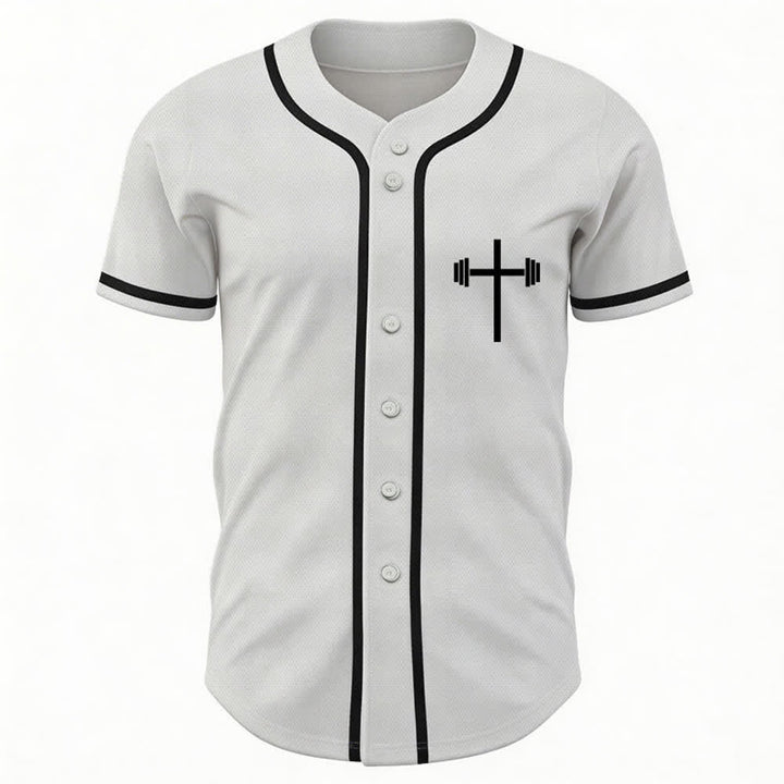Christianartworkshop Maillot de baseball gothique Jésus sauve - image 2