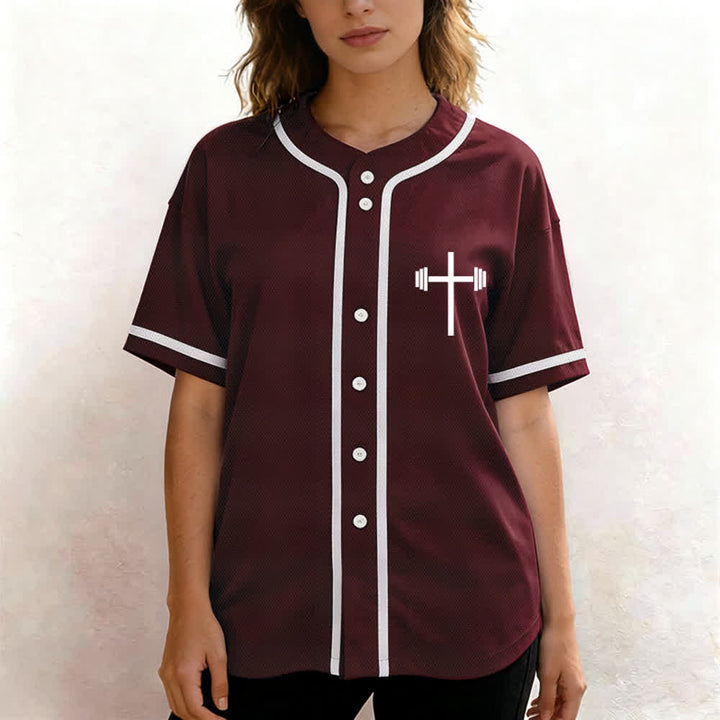 Christianartworkshop Maillot de baseball gothique Jésus sauve - image 18