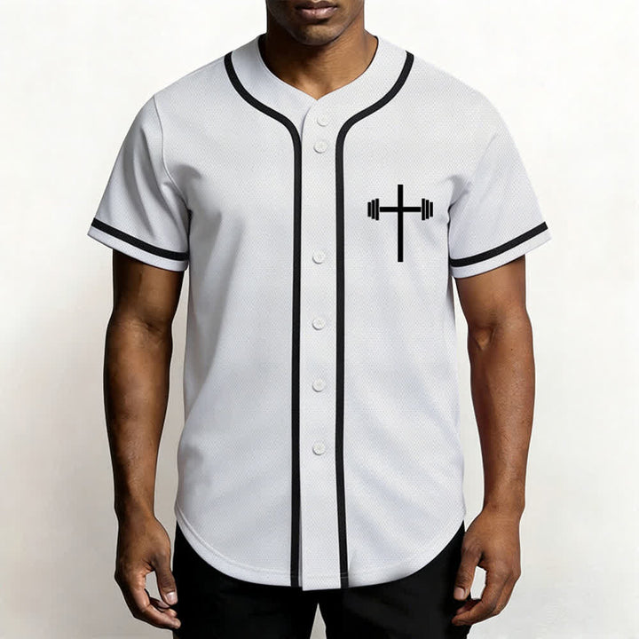 Christianartworkshop Maillot de baseball gothique Jésus sauve - image 4