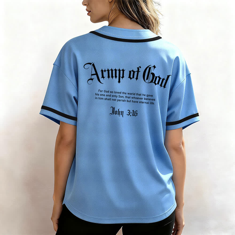 Maillot de baseball streetwear Armée de Dieu de Christianartworkshop - image 45
