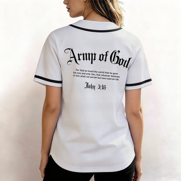 Maillot de baseball streetwear Armée de Dieu de Christianartworkshop - image 3