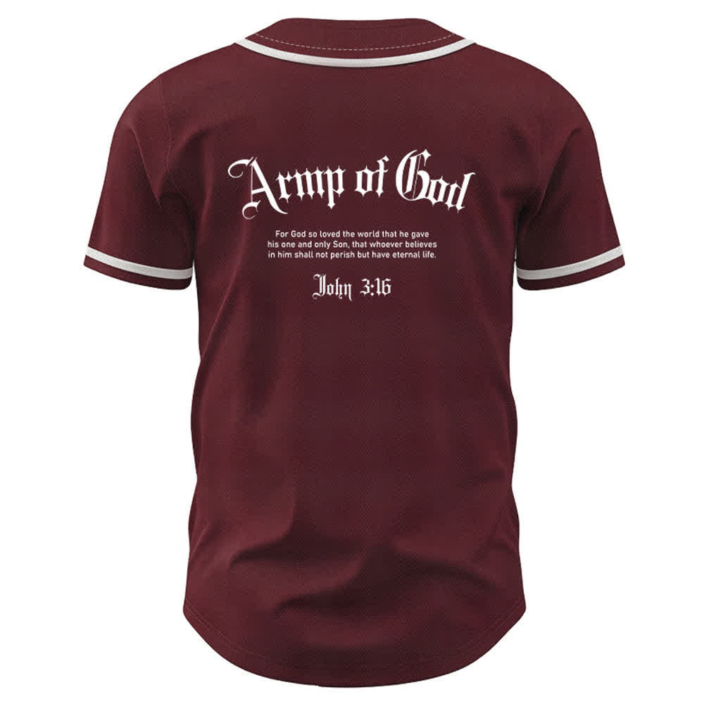 Maillot de baseball streetwear Armée de Dieu de Christianartworkshop - image 15