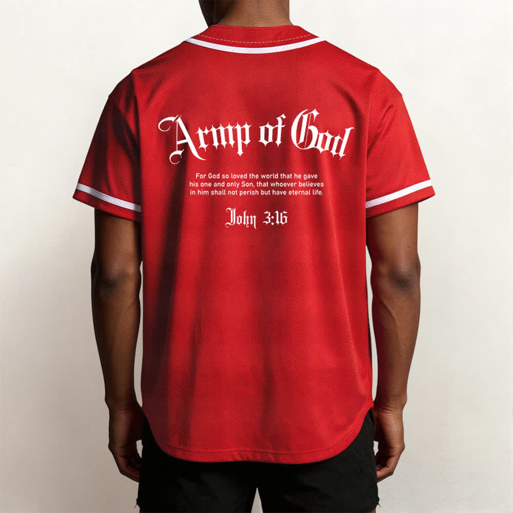Maillot de baseball streetwear Armée de Dieu de Christianartworkshop - image 40