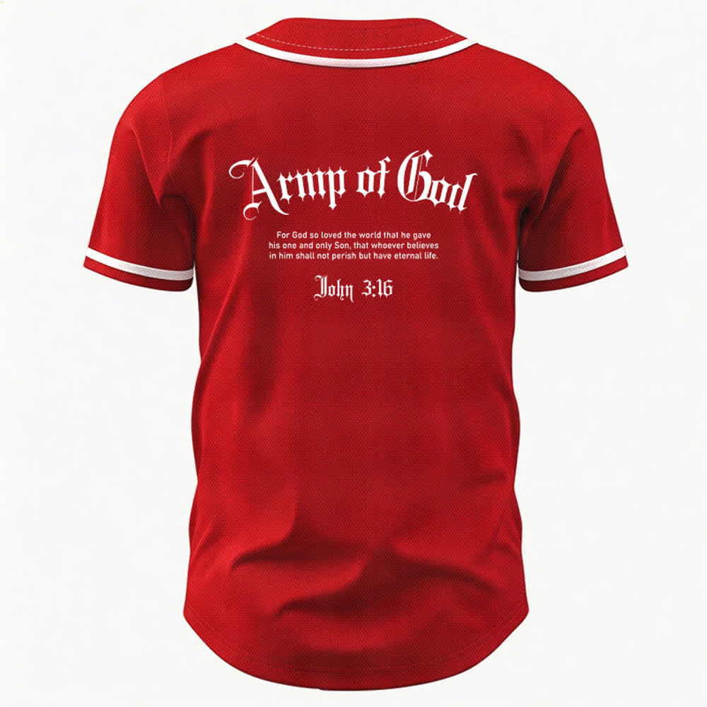 Maillot de baseball streetwear Armée de Dieu de Christianartworkshop - image 36