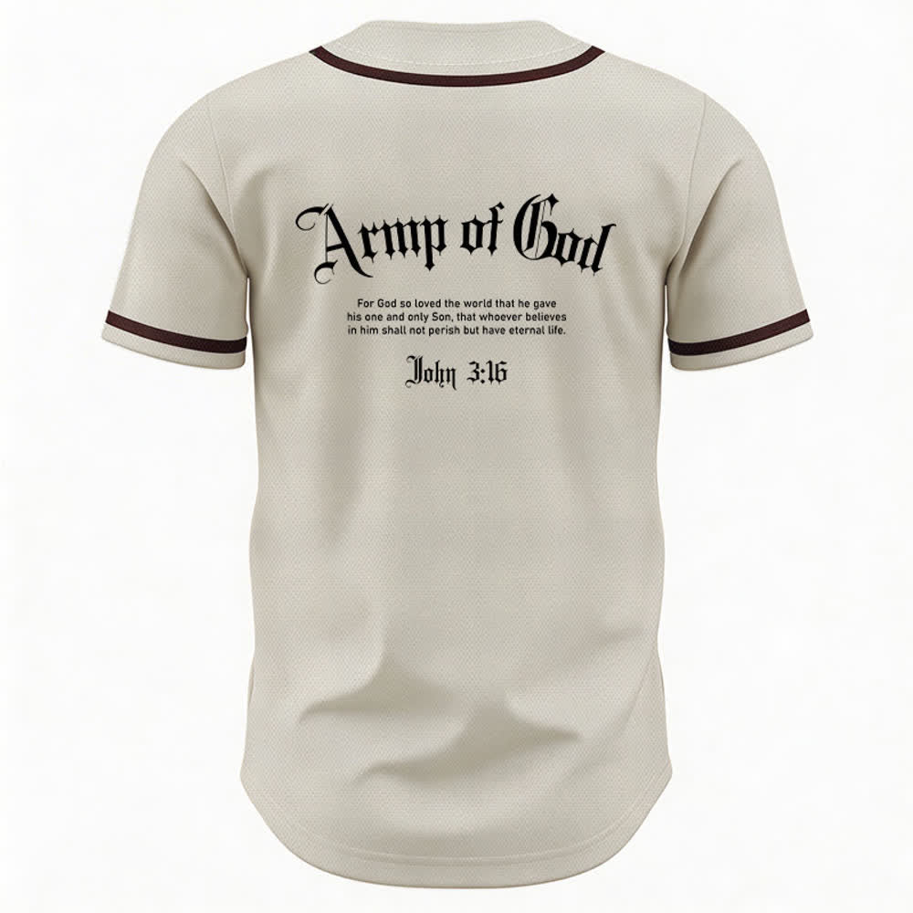 Maillot de baseball streetwear Armée de Dieu de Christianartworkshop - image 29