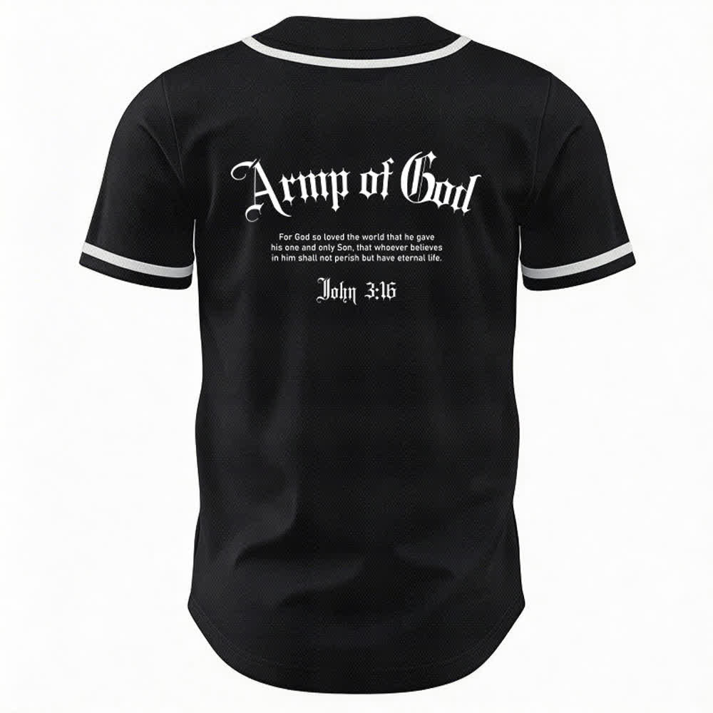 Maillot de baseball streetwear Armée de Dieu de Christianartworkshop - image 8