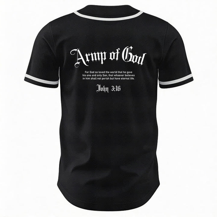 Maillot de baseball streetwear Armée de Dieu de Christianartworkshop - image 8