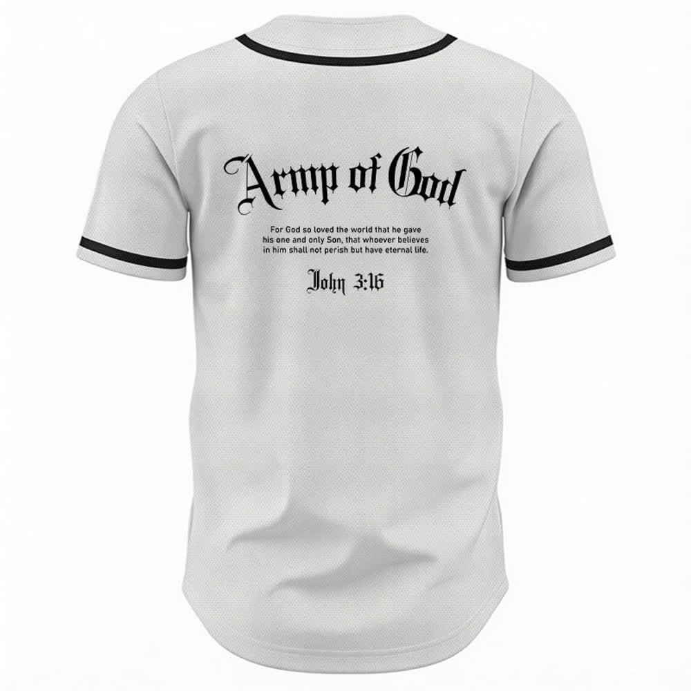 Maillot de baseball streetwear Armée de Dieu de Christianartworkshop - image 1