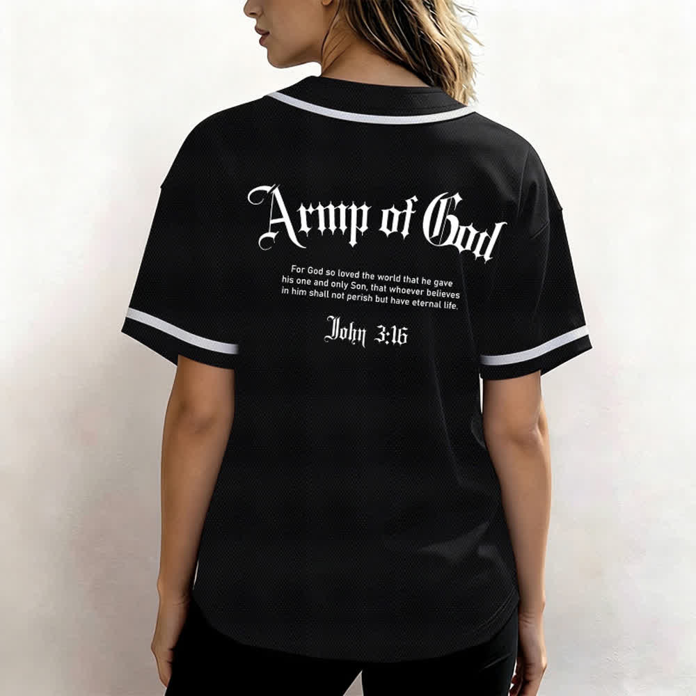 Maillot de baseball streetwear Armée de Dieu de Christianartworkshop - image 10