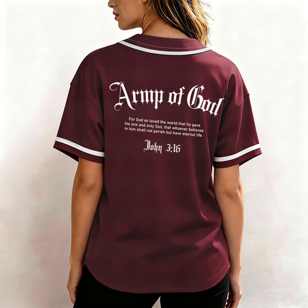 Maillot de baseball streetwear Armée de Dieu de Christianartworkshop - image 17