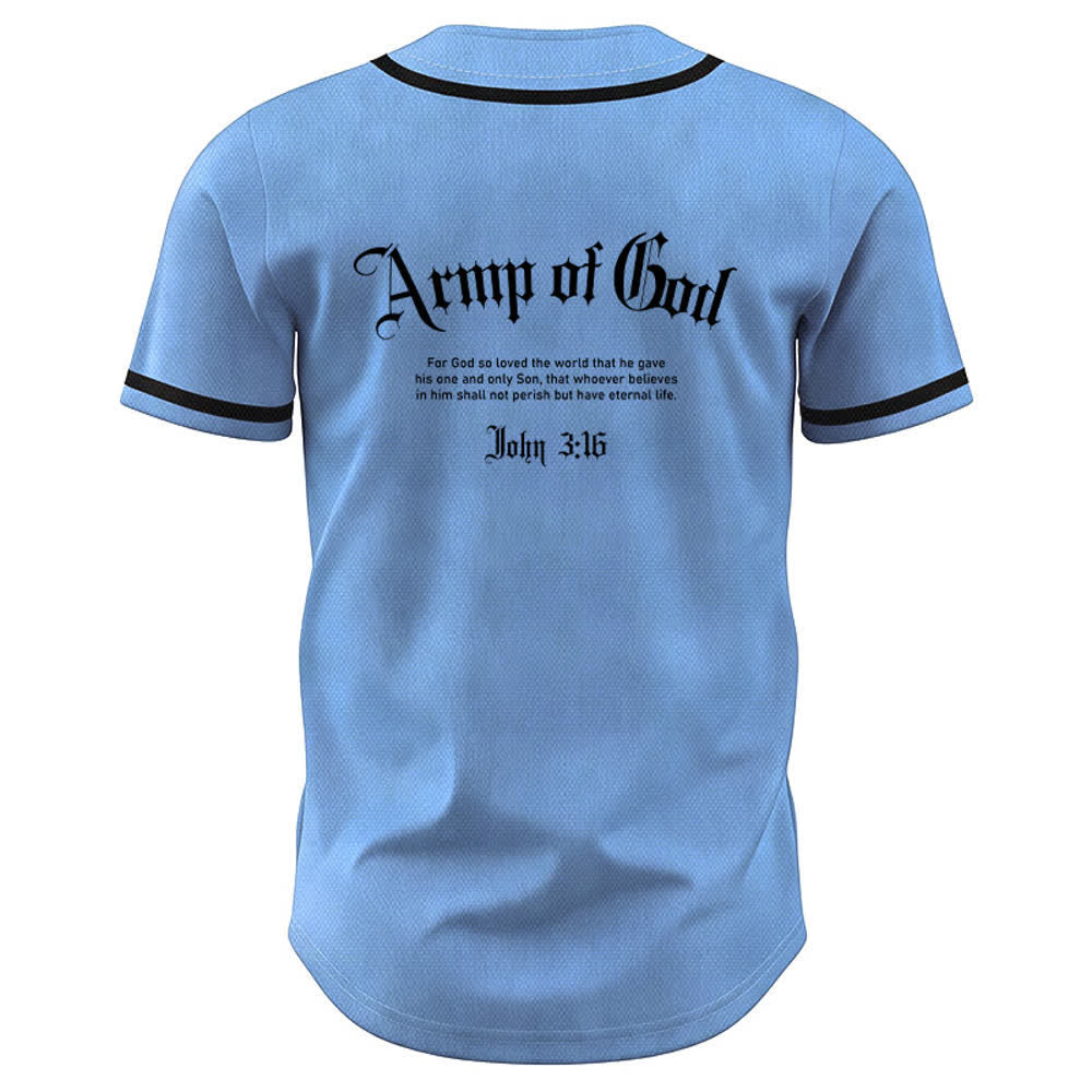 Maillot de baseball streetwear Armée de Dieu de Christianartworkshop - image 43