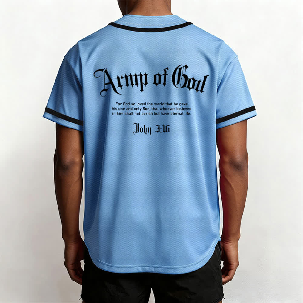 Maillot de baseball streetwear Armée de Dieu de Christianartworkshop - image 47