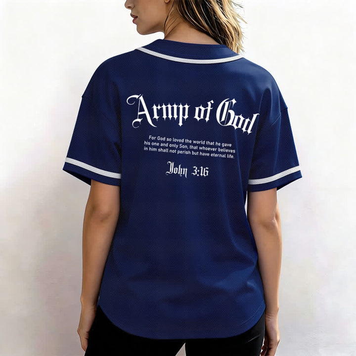 Maillot de baseball streetwear Armée de Dieu de Christianartworkshop - image 52