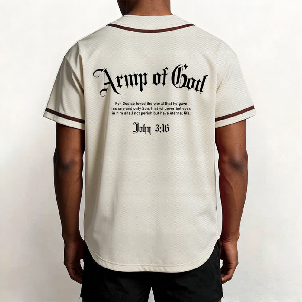 Maillot de baseball streetwear Armée de Dieu de Christianartworkshop - image 31