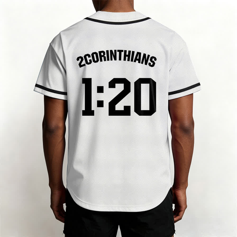 Maillot de baseball Christianartworkshop Amen noir et blanc - image 5