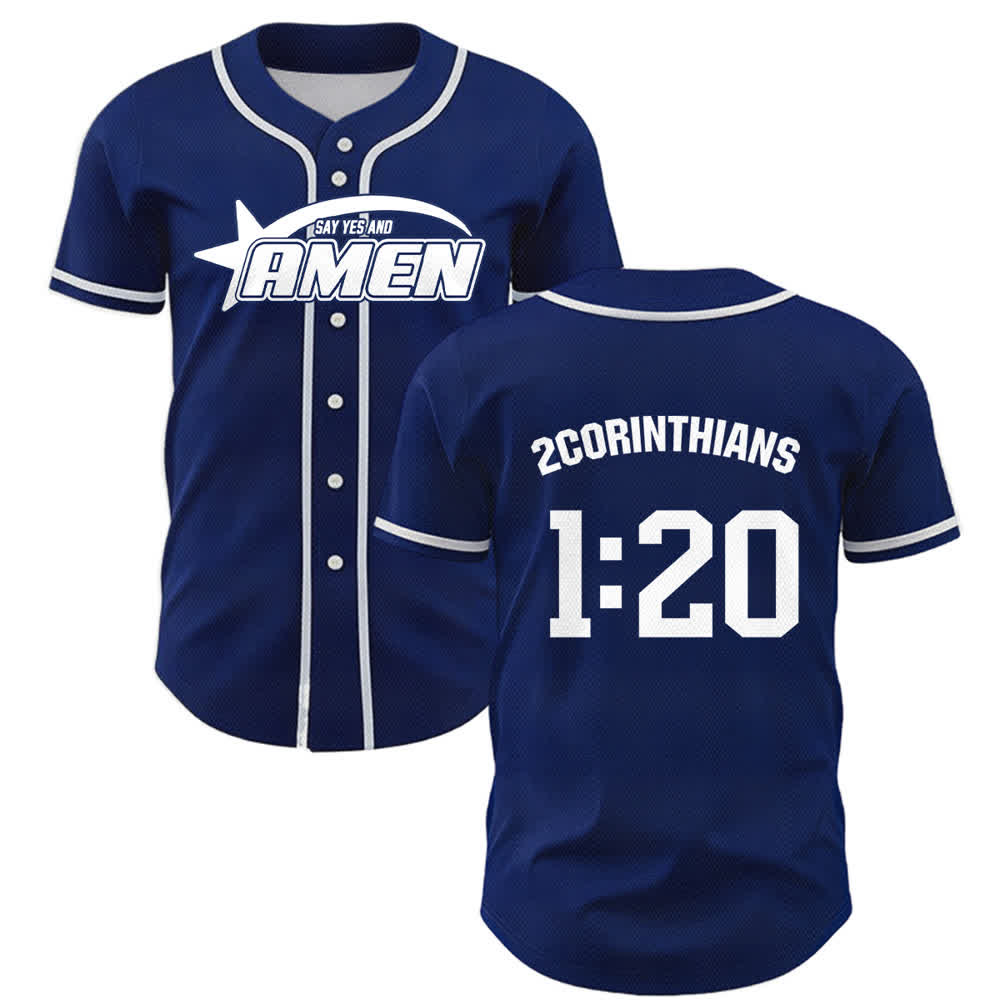 Maillot de baseball Christianartworkshop Amen noir et blanc - Marine - 5XL - image 49