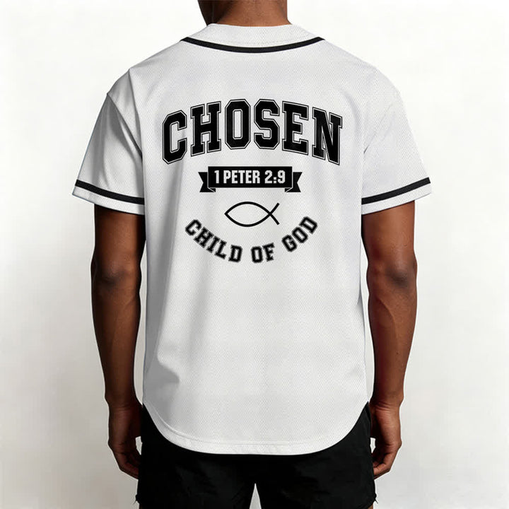 Maillot de baseball de l'équipe Christianartworkshop Jésus, enfant choisi de Dieu - image 4