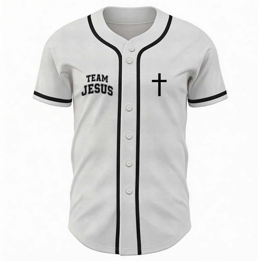 Maillot de baseball de l'équipe Christianartworkshop Jésus, enfant choisi de Dieu - image 2