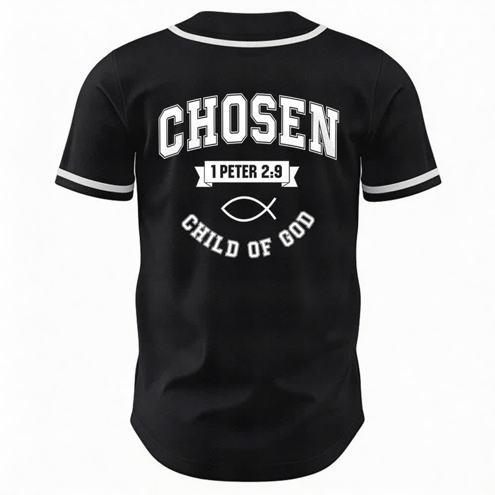 Maillot de baseball de l'équipe Christianartworkshop Jésus, enfant choisi de Dieu - image 8