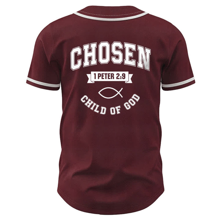 Maillot de baseball de l'équipe Christianartworkshop Jésus, enfant choisi de Dieu - image 16