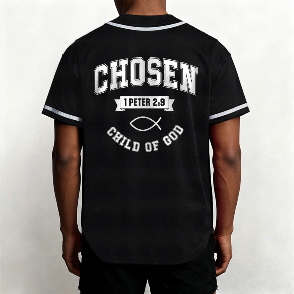 Maillot de baseball de l'équipe Christianartworkshop Jésus, enfant choisi de Dieu - image 12