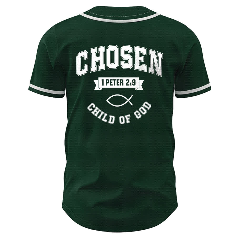 Maillot de baseball de l'équipe Christianartworkshop Jésus, enfant choisi de Dieu - image 22