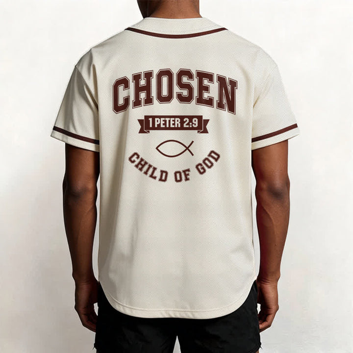 Maillot de baseball de l'équipe Christianartworkshop Jésus, enfant choisi de Dieu - image 33