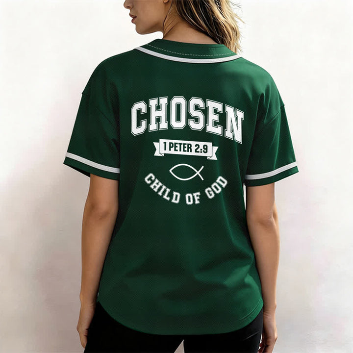 Maillot de baseball de l'équipe Christianartworkshop Jésus, enfant choisi de Dieu - image 24