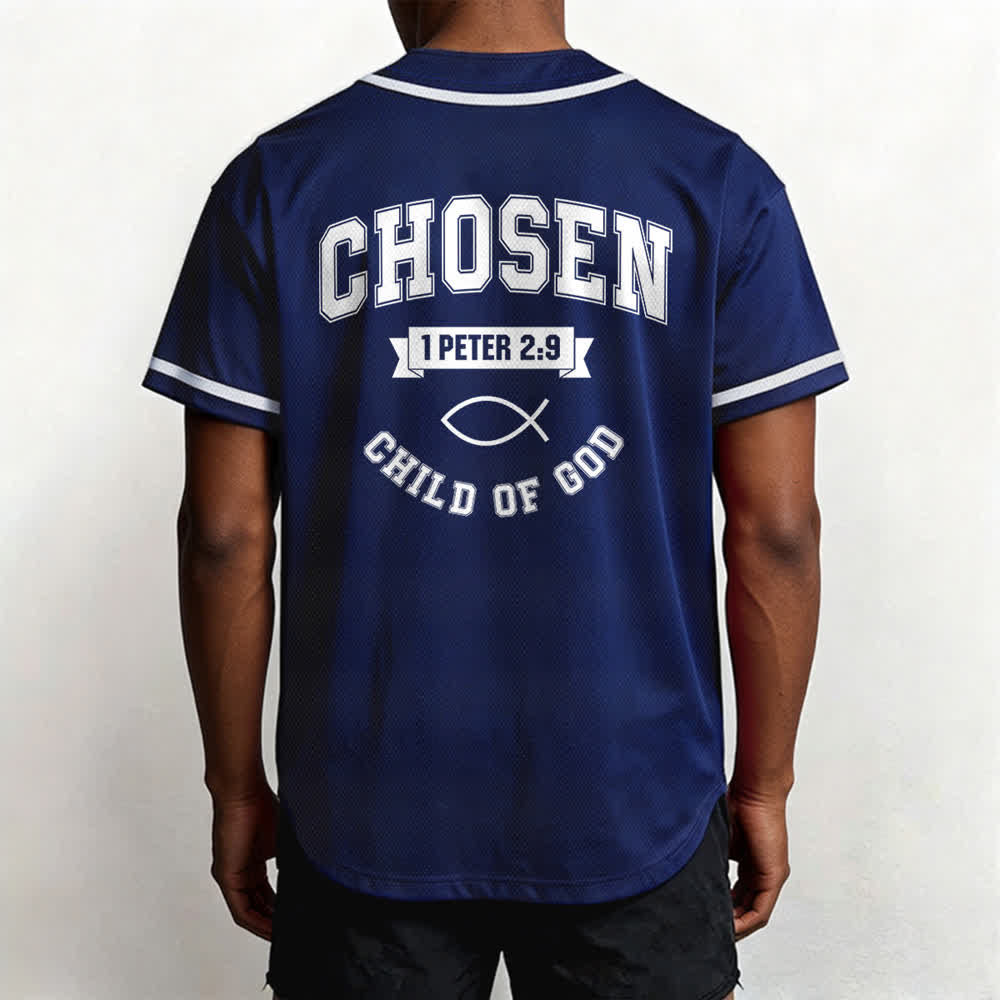 Maillot de baseball de l'équipe Christianartworkshop Jésus, enfant choisi de Dieu - image 47