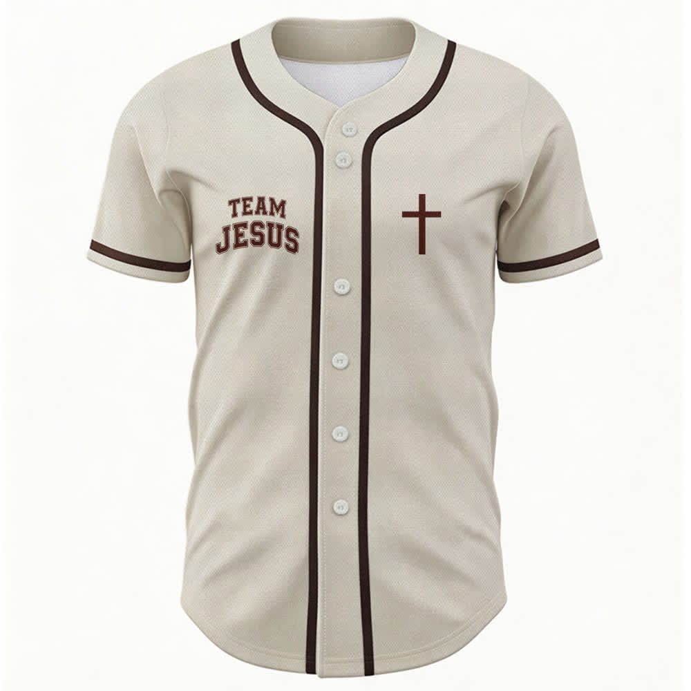 Maillot de baseball de l'équipe Christianartworkshop Jésus, enfant choisi de Dieu - image 30