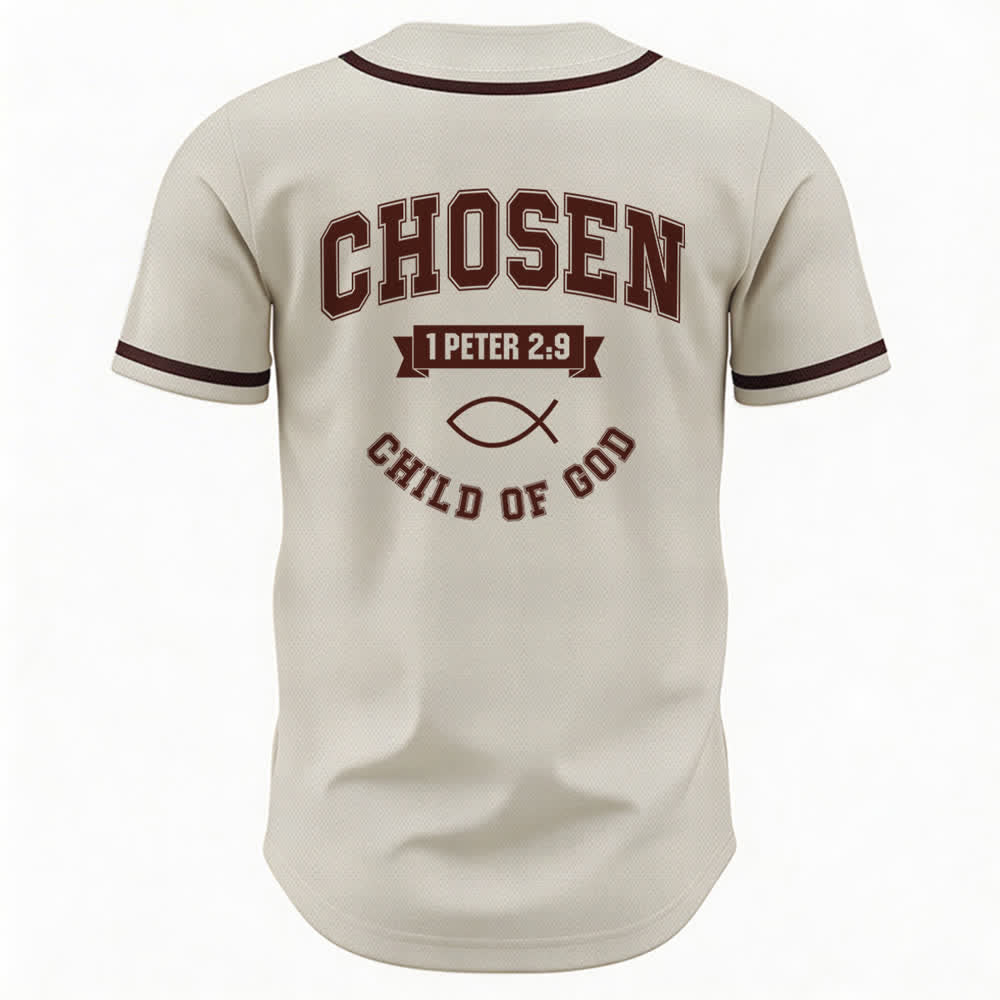 Maillot de baseball de l'équipe Christianartworkshop Jésus, enfant choisi de Dieu - image 29