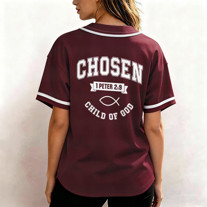 Maillot de baseball de l'équipe Christianartworkshop Jésus, enfant choisi de Dieu - image 17