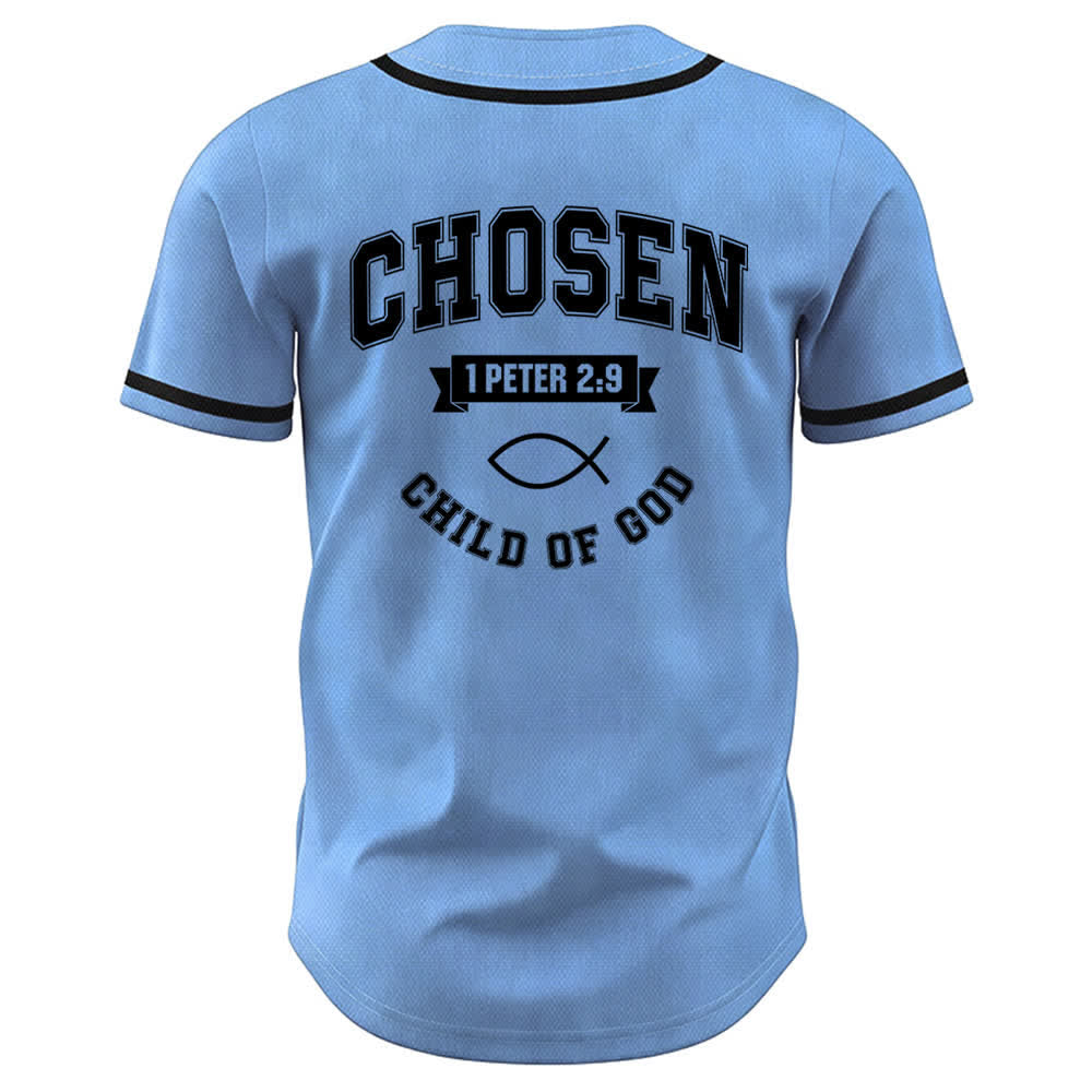 Maillot de baseball de l'équipe Christianartworkshop Jésus, enfant choisi de Dieu - image 36