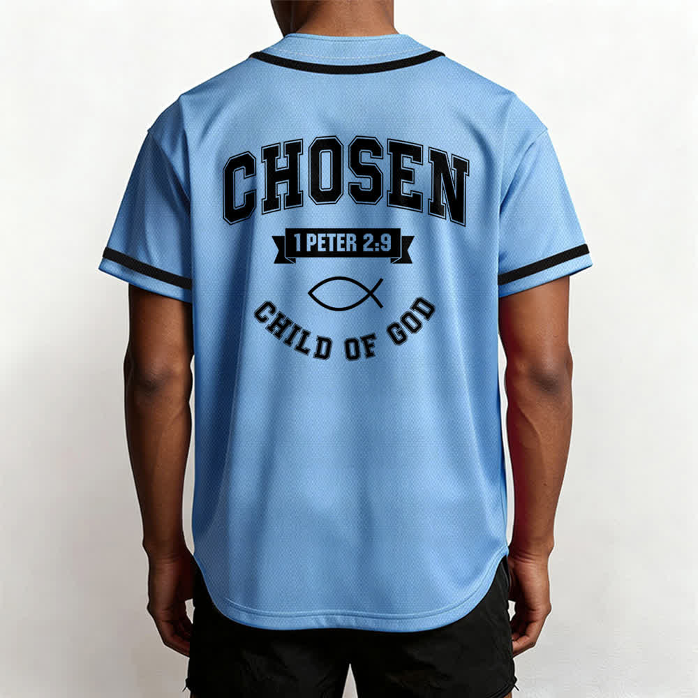 Maillot de baseball de l'équipe Christianartworkshop Jésus, enfant choisi de Dieu - image 40