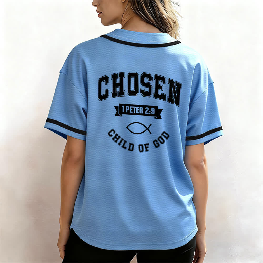 Maillot de baseball de l'équipe Christianartworkshop Jésus, enfant choisi de Dieu - image 38
